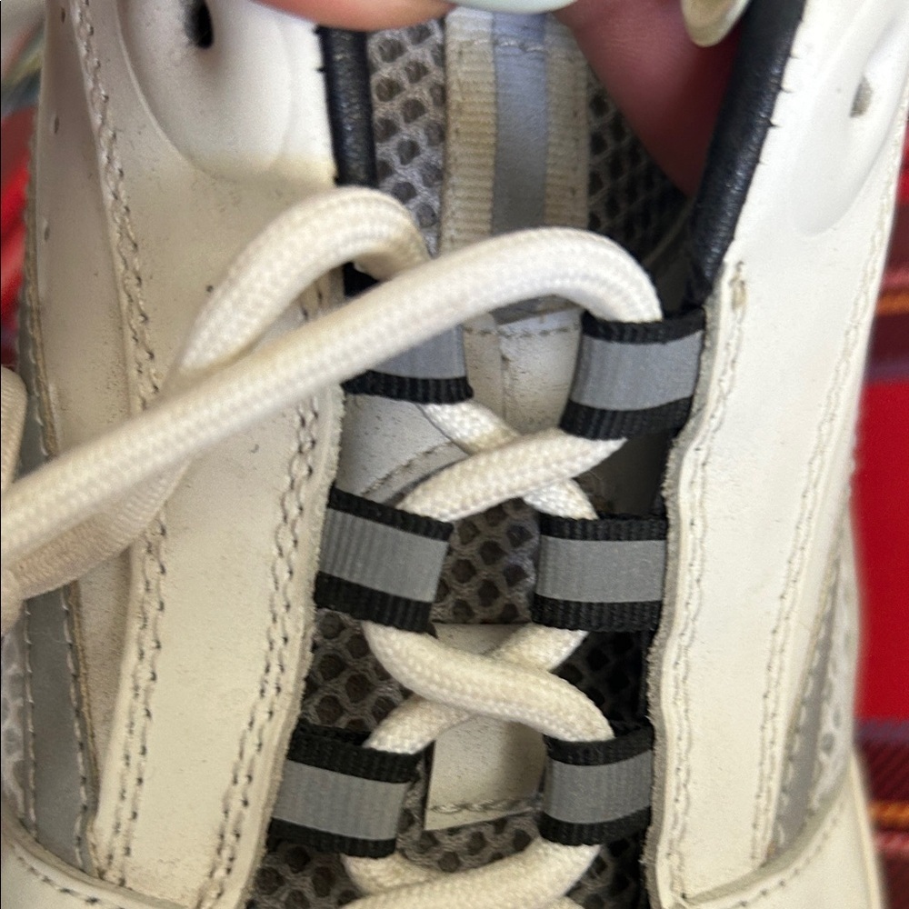 Dior Cream Sneakers with Orange Soles B22 sneakers Unisex sz 37 - Picture 10 of 16